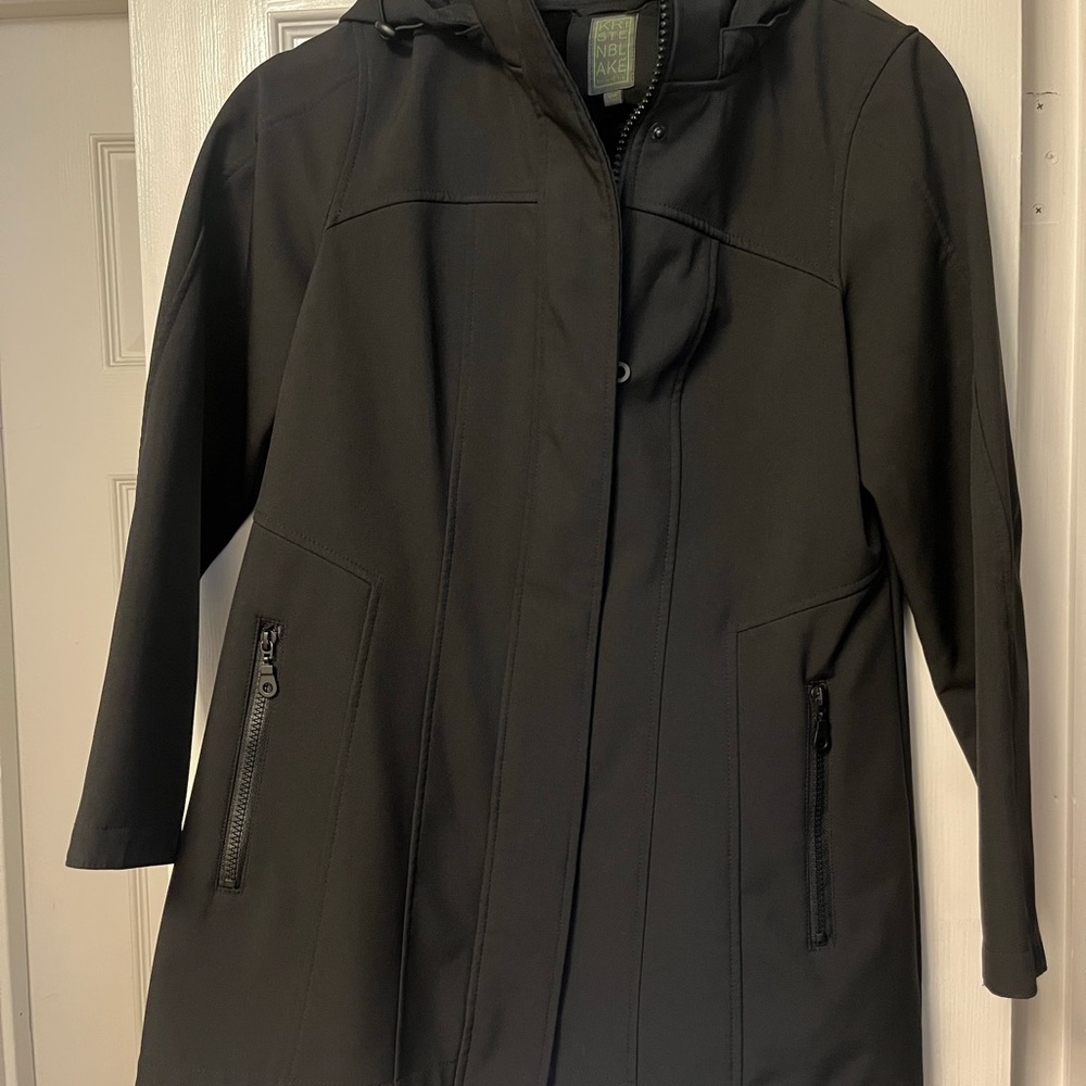 Black‎ Hooded Women's Coat
